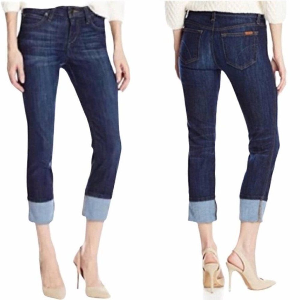 JOE'S JEANS 𝅺JOE'S Jeans Matty Cropped Cuffed Straight Leg 25